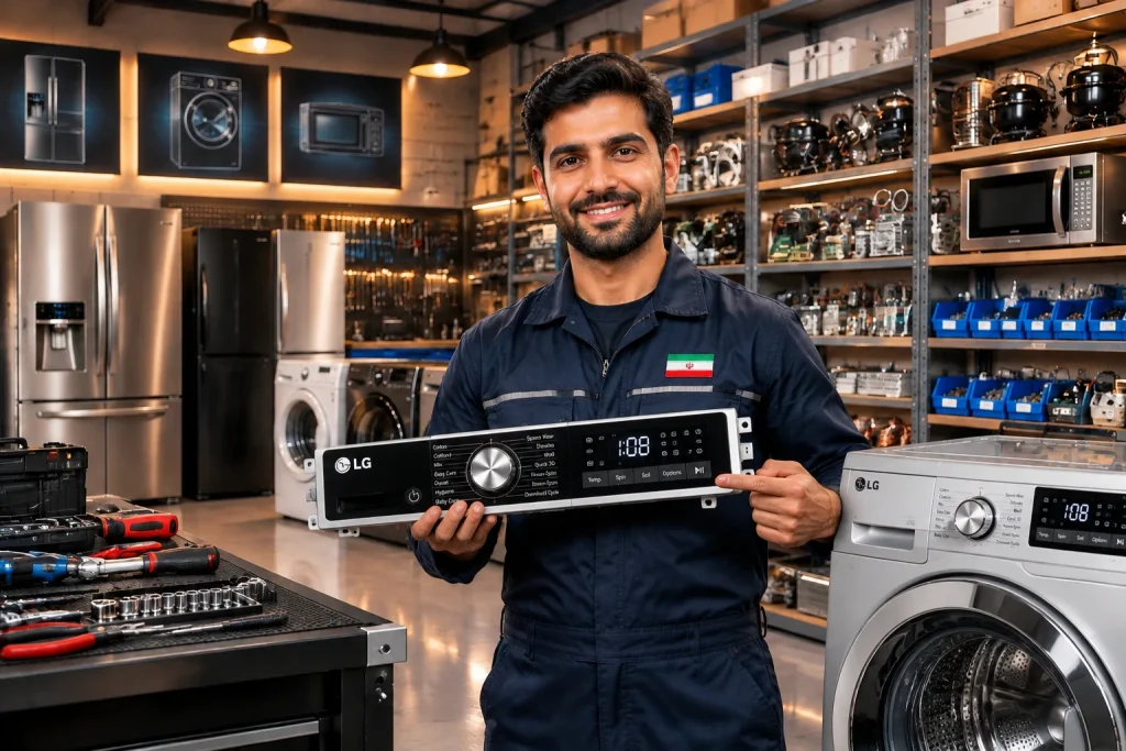 سرویس و تعمیرات ماشین لباسشوئی lgال جی