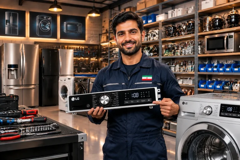 سرویس و تعمیرات ماشین لباسشوئی lgال جی